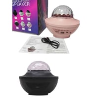 Dönen LED'li Disko Topu Projektör Müzik Çalarlı Disco Speaker