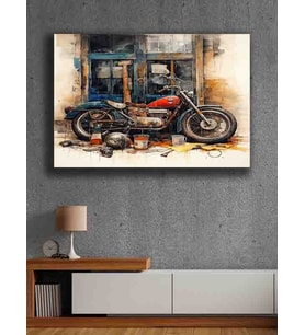 Koç stüdyo Modern tasarım kanvas tablo 50x70 (Çok Renkli)
