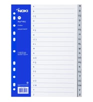 Noki Seperatör A-Z Plastik A4 Dosya Ayraç Seperatör A-Z Harf Dizini
