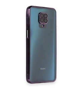 Note 9 Pro Kılıf  Lensli  - Mor
