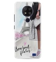Reeder P13 Blue Max 2020 Kılıf Desenli Silikon Bonjour Paris