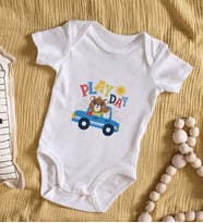 BK Kids Play Day Tasarımlı Bebek Body Zıbın - Model 1