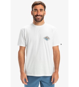 Quiksilver Evo Future islands Erkek Tişört (Beyaz)