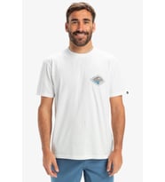 Quiksilver Evo Future islands Erkek Tişört (Beyaz)