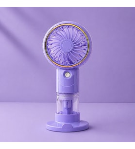 Taşınabilir Mini Fan Nemlendirici Spreyli USB Şarjlı Sessiz Masaüstü Fan