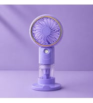 Taşınabilir Mini Fan Nemlendirici Spreyli USB Şarjlı Sessiz Masaüstü Fan