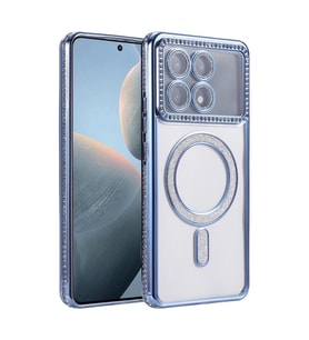 Xiaomi Poco X6 Pro Joke Simli Magneticsafe Kılıf - Mavi