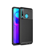 Huawei P30 Lite Kılıf Esnek Soft Karbon Tasarım Legion Serisi (Siyah)