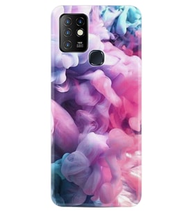 Infinix Hot 10 Kılıf Resimli Desenli Baskılı Silikon Kılıf Pink Cloud 1305