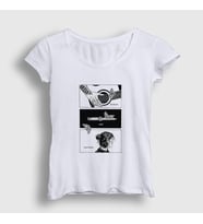 Presmono Kadın Beyaz Endure And Survive Oyun Last Of Us T-Shirt 357772tt