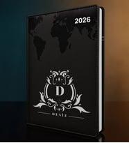 BK Gift Kişiye Özel İsimli Termo Sert Kapak 2026 Siyah Ajanda -8, Öğretmenler Günü Hediyesi, Yeni İş Hediyesi