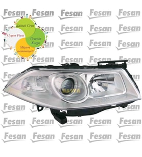 Renault Megane II Sol Ön Far Mercekli Motorlu 20052008 Oem