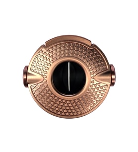 Parmida Rose Gold İşlemeli Çark Mekanizmalı V-Cut Puro Makası Kesici - TR9083