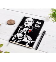 BK Gift Kişiye Özel Godfather Baba Tasarımlı Siyah Defter ve Kalem Hediye Seti-2