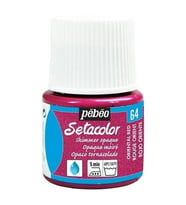 Pebeo Setacolor Shimmer (Pırıltılı) Opak Kumaş Boyası 64 ORIENTAL RED 