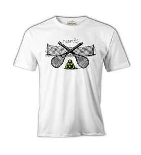 Tenis - In Courts Beyaz Erkek Tshirt