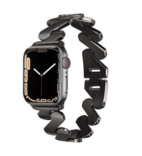 Apple Watch Ultra 49mm Kordon KRD-80 Metal Kordon (Siyah)