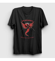 Presmono Unisex Siyah Angel The Offspring T-Shirt 176855tt