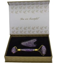 Ametist Roller Ve Guasha Taşı Anti-Aging