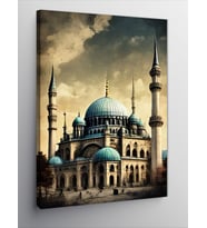 Kanvas Tablo Cami Temalı