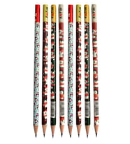 Penguen Yuvarlak Kurşun Kalem 8 Adet 1 Paket Fatih Kurşun Kalem 2B Siyah Kurşun Kalem Penguen Desenli 2 B Kalem (Çok Renkli)