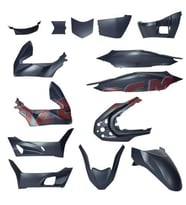 Honda Pcx Kaporta Seti Mat Mavi 2020-24 (14 Parça)