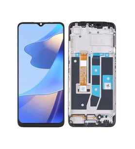 Oppo A16 ile Uyumlu Lcd Ekran Dokunmatik Çıtalı Cph2269 (Siyah)