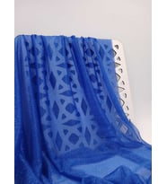 SİMLİ TÜL KUMAŞ (Saks Mavisi)