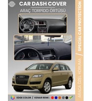 AUDI Q7 (2005-2015) Torpido Örtüsü Ön Göğüs Koruma Torpido Koruma Araca Özel Kaymaz Kolay Montaj