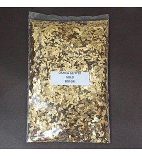 GLİTTER  EPOKSİ REÇİNE SANATSAL  SÜSLEME PULU DAMLA GÖRÜNÜMLÜ NAİL ART MAKYAJ  SİM GOLD ALTIN 100 GR