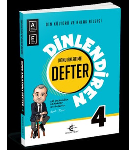 Eker Test Yayınları 4.Sınıf Din Kültürü Ve Ahlak Bilgisi Konu Anlatımlı Dinlendiren Defter
