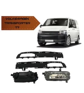 Vw T7 Transporter Sis Farı Lambası OEM Çerçeveli 2015-2018 arası uyumlu (Beyaz)