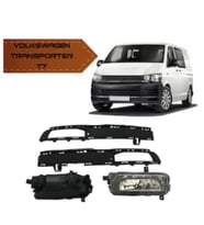 Vw T7 Transporter Sis Farı Lambası OEM Çerçeveli 2015-2018 arası uyumlu (Beyaz)