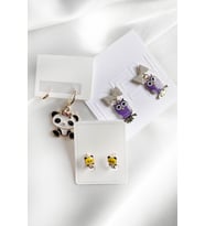 Pirinç Panda Küpe, Baykuş Küpe