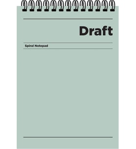 Color A4 Kareli Bloknot Draft - Yeşil