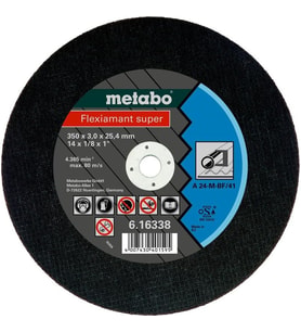 Metabo 616338000 Flexiamant Super 350X3,0X25,4 Çelik (Çok Renkli)