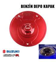 GSXR600/750/1000 Yarış Tip Benzin Depo Kapak Sarı Renk