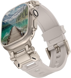 Watch 45mm 44mm 42mm 49mm Uyumlu Kordon Hiron Premium Metal Aparatlı Kopma Karşıtı Kordon Spor Rahatsız Etmeyen Apple Watch Ultra 2/1 9 8 SE 7 6 5 4 3 2 1 Serisi Uyumlu Kordon