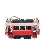 Dekoratif Metal Taksim Tramvay Orta Boy Vintage Biblo Hediyelik