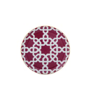 Porland Morocco Desen5 Fuşya Düz Tabak 17 cm 04A+P021455
