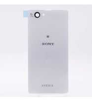Sony Xperia Z1 Compact Mini Arka Kapak Pil Kapağı (Beyaz)