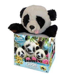 NessiWorld Prime 3D - Panda Pelüş ve Selfie 48 Parça Puzzle 15800
