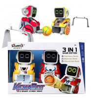 Silverlit Yarışan Robot Kickabot İkili Robot Set 3in1 arada Set (Çok Renkli)