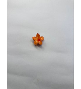 1 Adet, Renkli  Mandallı 3 cm Lotus Çiçeği Toka Kadın/Kız/Çocuk