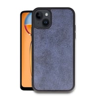 iPhone 15 Kılıf Aras Deri Kapak - Lacivert