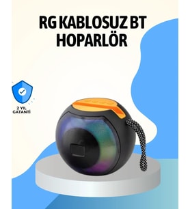 Rgb Led Işıklı Güçlü Baslı Kablosuz Hoparlör