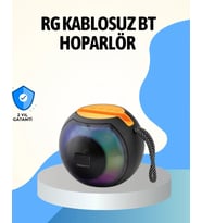 Rgb Led Işıklı Güçlü Baslı Kablosuz Hoparlör