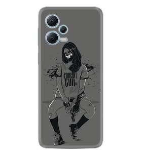 Xiaomi Redmi Note 12 4g Kılıf Silikon Desen Özel Seri Purest Evil 1627