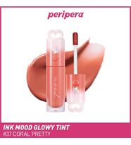 Kalıcı, Pigmentli, Işıltılı, Parlak Bitişli Tint Ink Mood Glowy Tint (37 Coral Pretty)