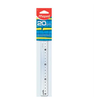 Maped Cetvel Kristal Düz İnce 20 cm 146113